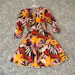 LOFT mid length long sleeve work dress, like new!